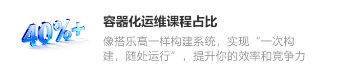 容器化運(yùn)維課程占比